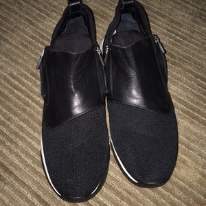 Men’s Ash Leather and Neoprene Sneaker